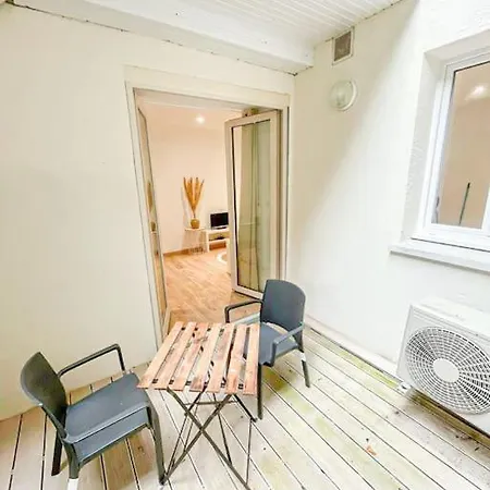 Apartment Cosy Sun-patio Privatif-2 Pers Pau